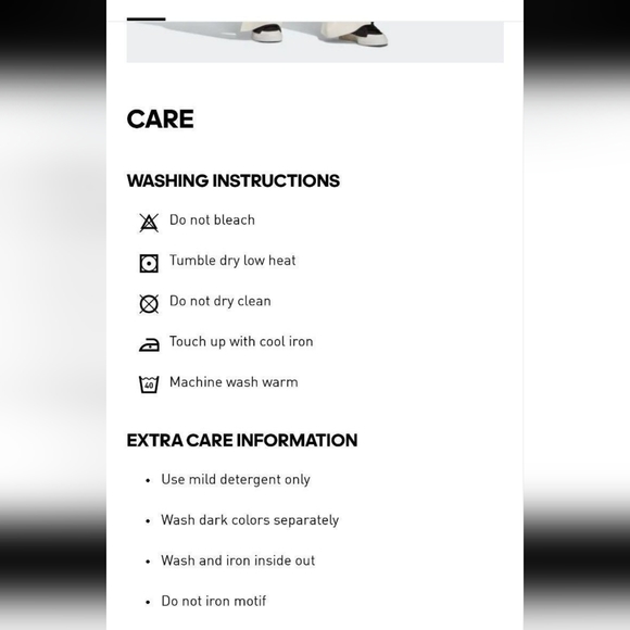 NWT 《 Adidas 》chalk white bling sweatpants y2k flare rhinestone slit hem XL - Picture 6 of 13